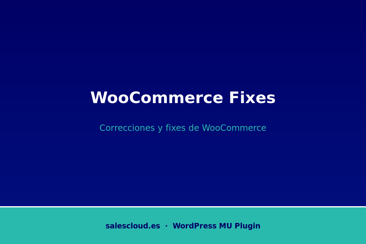 SalesCloud WooCommerce Fixes